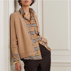 NWOT Burberry Beige Vintage Check Shirt